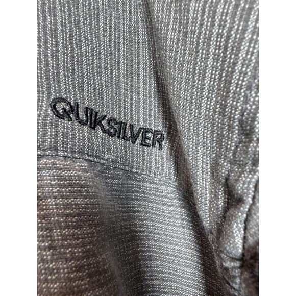 Quiksilver Tribal Rave Waterman Collection Short Sleeve Button Up Shirt Large - Picture 5 of 6